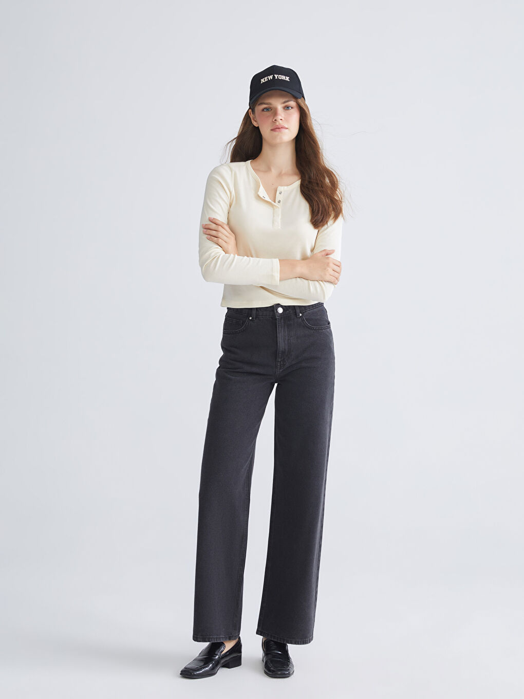 XSIDE Jeans für Damen mit weitem Bein -W54853Z8-CVL