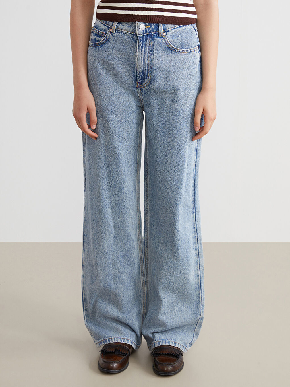 Wideleg Women's Jeans-1