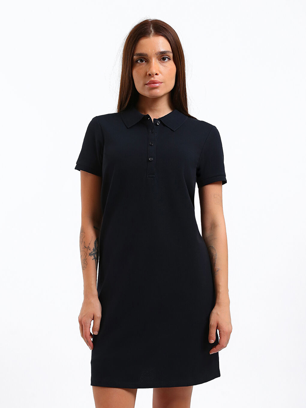 Žena TAMNO PLAVA Haljina