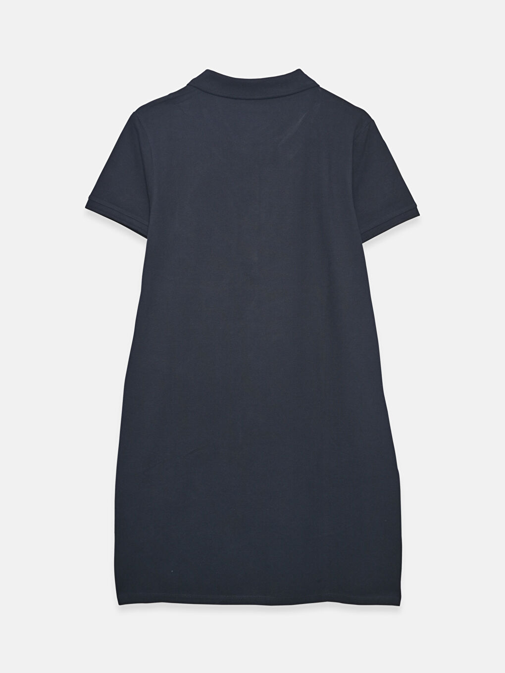 პოლო საყელოიანი მინი კაბა-6