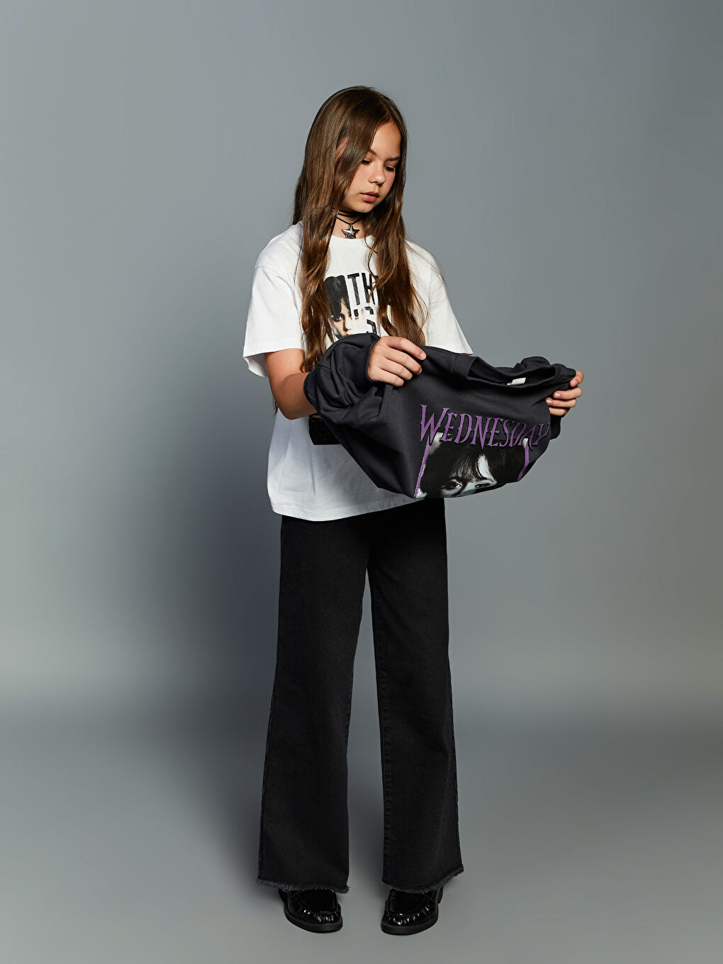LCW Kids Wideleg Girls Jeans -W54863Z4-326