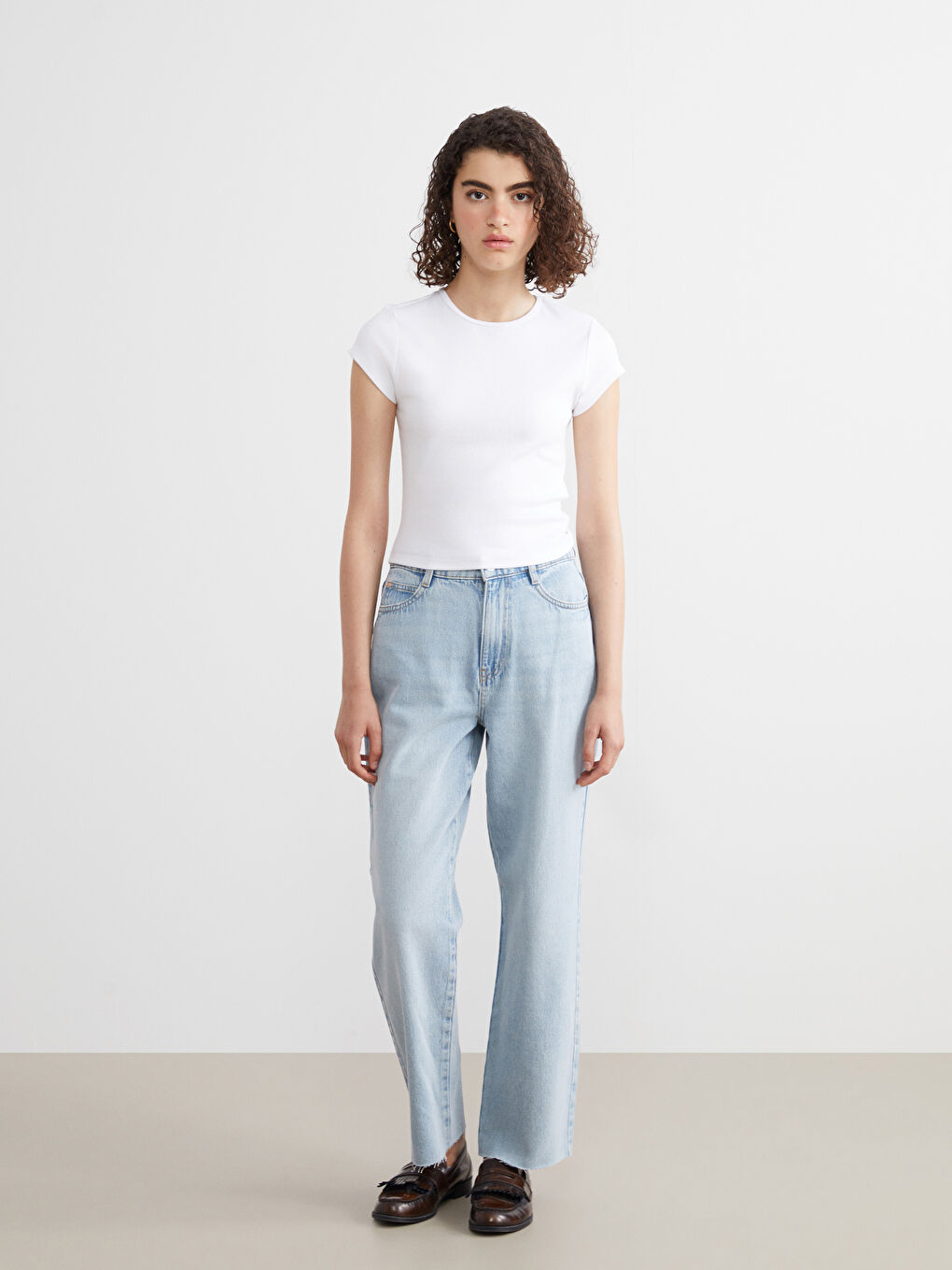Crew Neck Women's T-Shirt-1