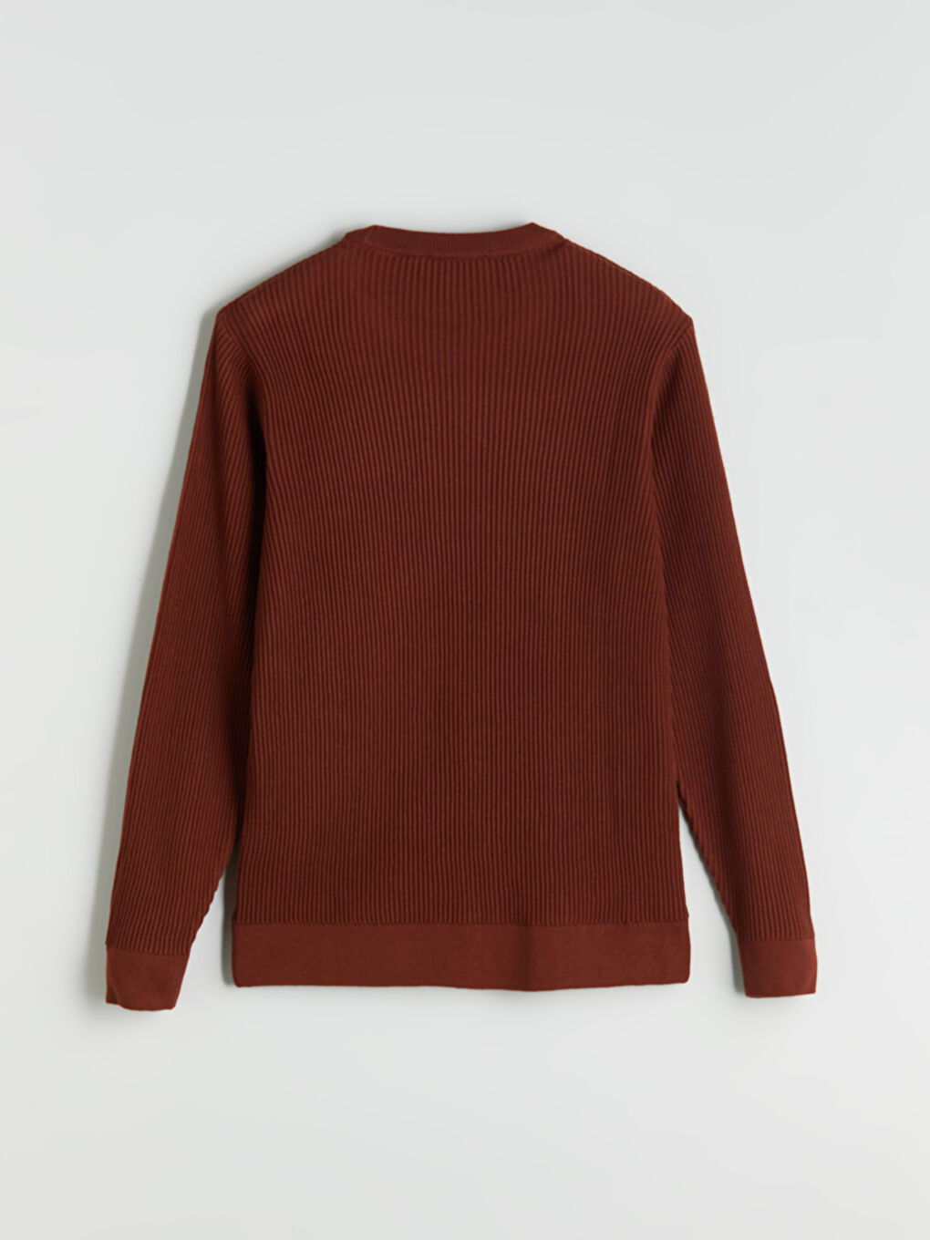 LCW Vision Crew Neck Long Sleeve Men's Tricot Sweater -W54877Z8-GXX