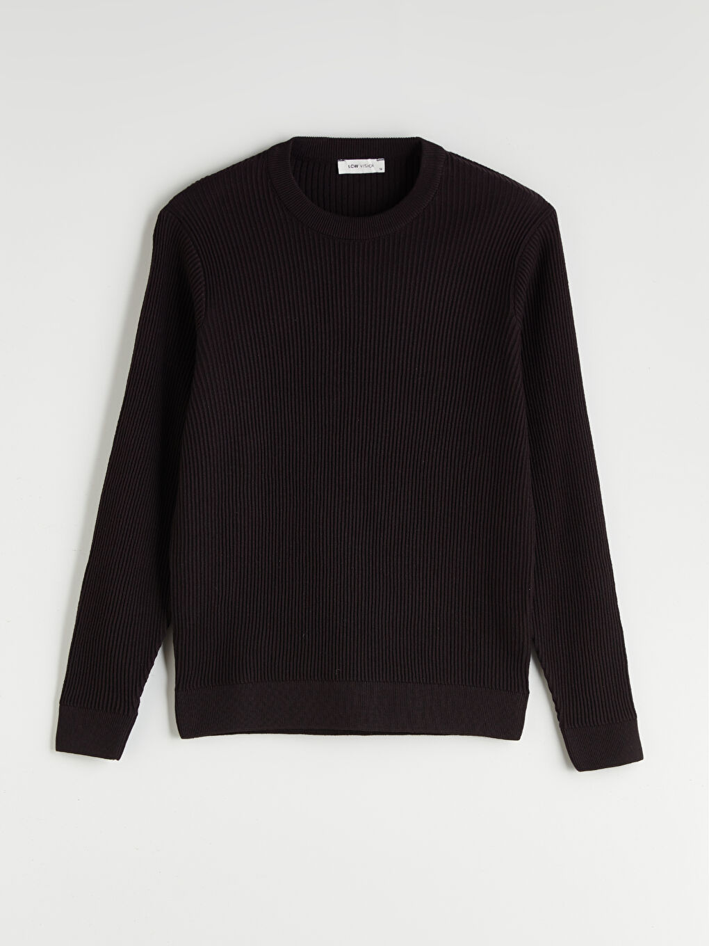 LCW Vision Crew Neck Long Sleeve Men's Tricot Sweater -W54877Z8-M67