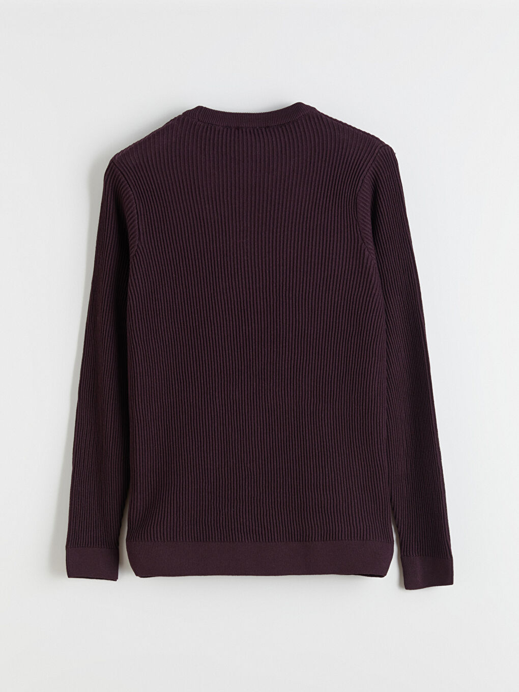 Mürdüm Bisiklet Yaka Erkek Triko Kazak-5