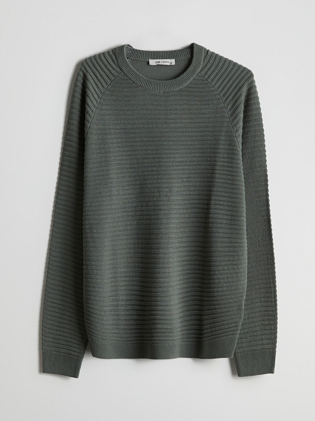 LCW Vision Crew Neck Long Sleeve Men's Tricot Sweater -W54878Z8-PZQ