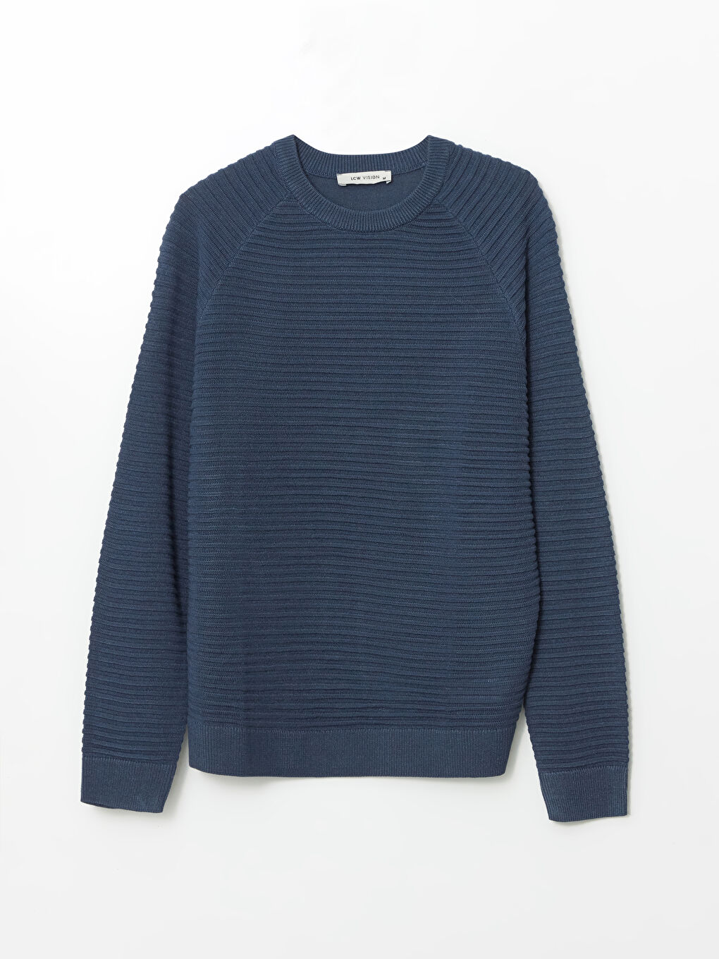 LCW Vision Crew Neck Long Sleeve Men's Tricot Sweater -W54878Z8-YA7