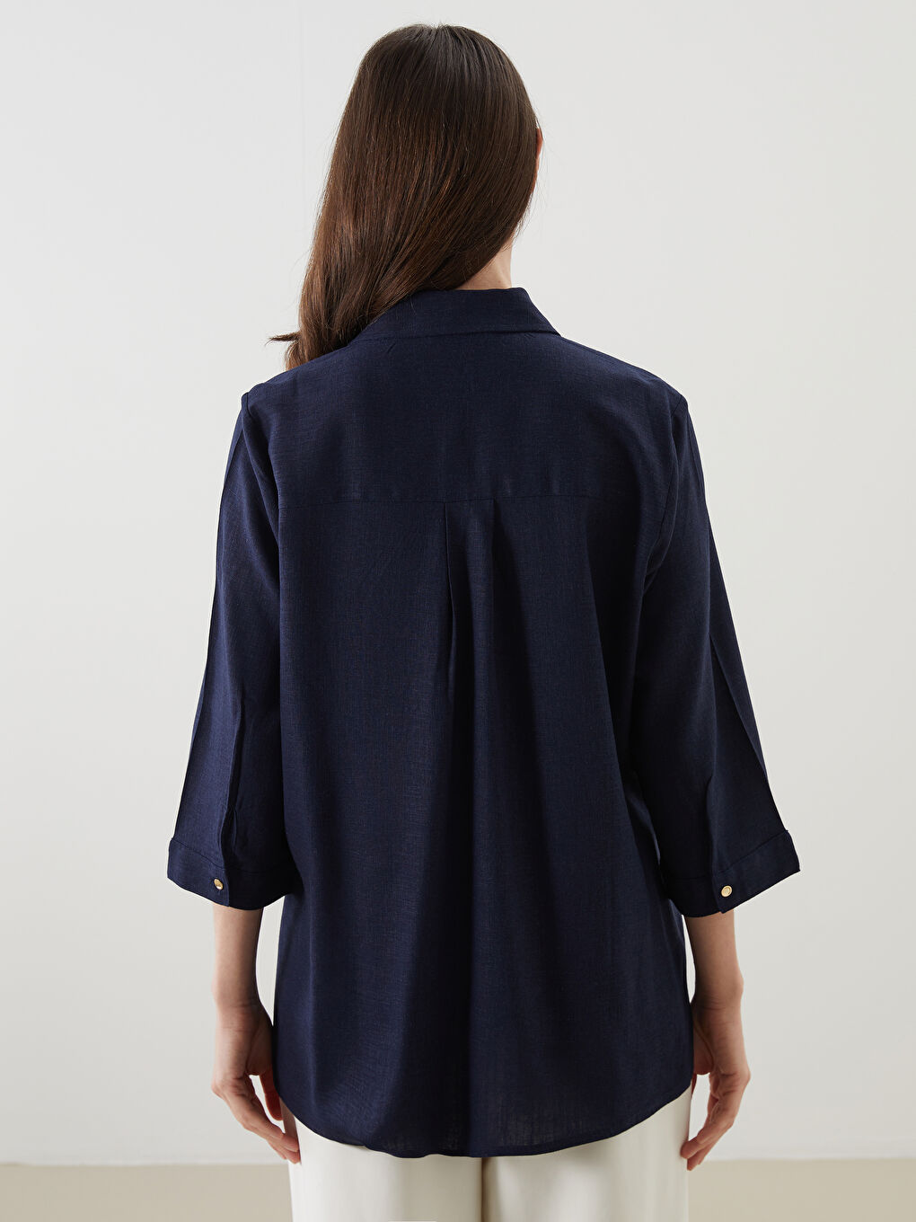 LCW Grace Linen Blend Women's Shirt -W54879Z8-E1J
