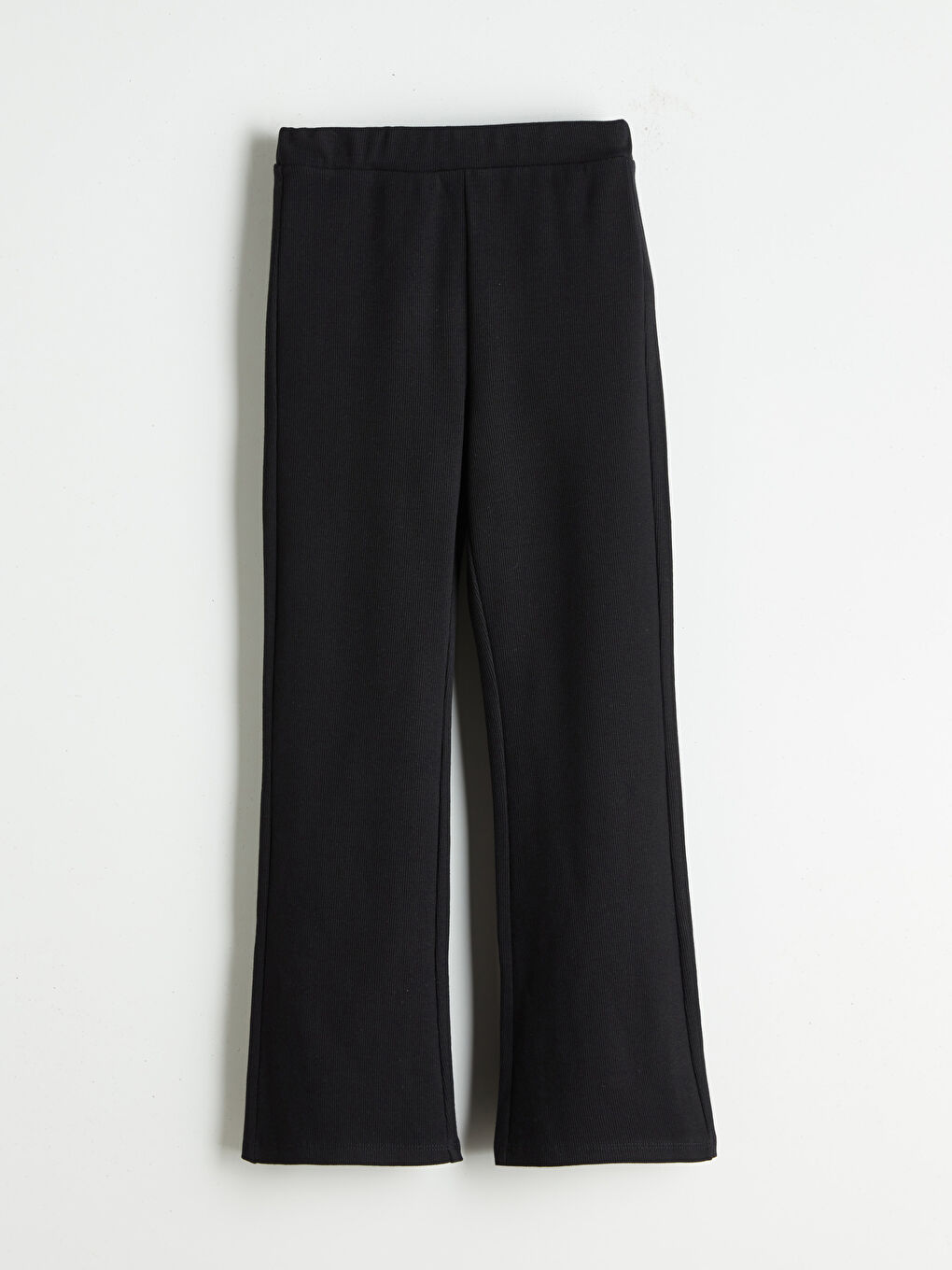 LCW Kids Elasticated Waist Flared Leg Girls' Leggings -W54883Z4-CVL