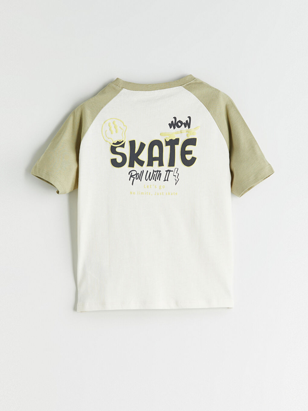 LCW Kids Crew Neck Printed Boys' T-Shirt -W54884Z1-QVK