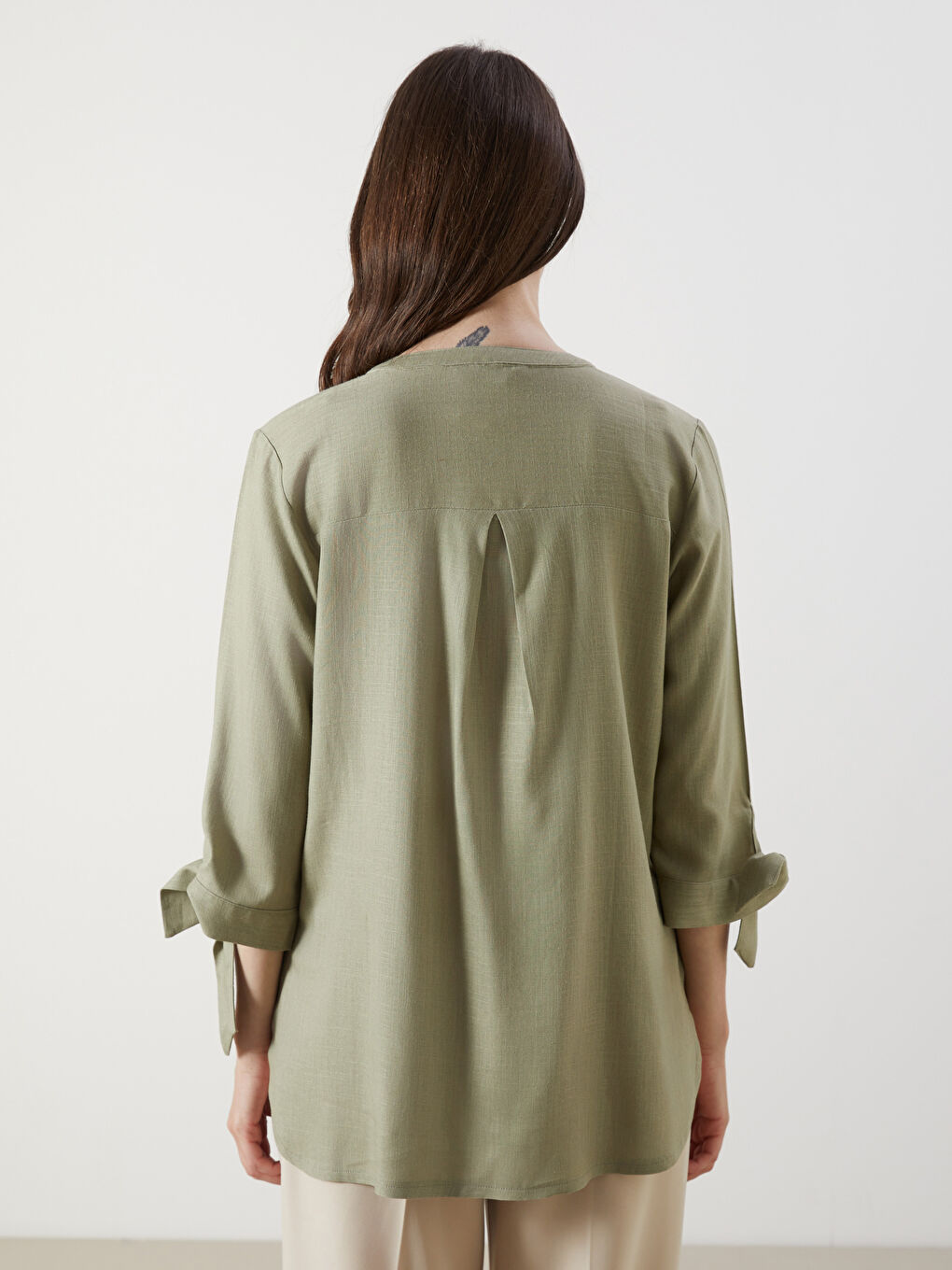 LCW Grace Woman KHAKI Shirt -W54886Z8-GYA