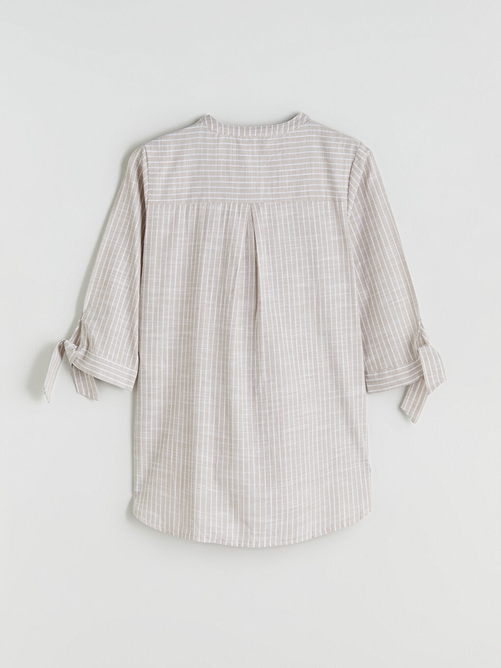 LCW Grace Notch Neck Striped Women's Shirt -W54896Z8-LE8