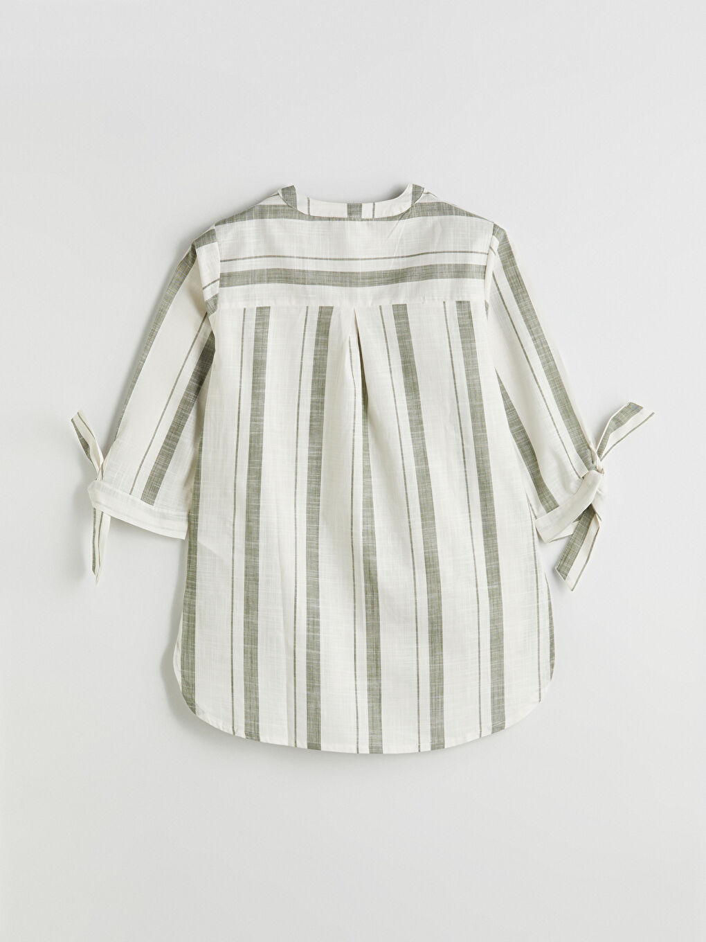 LCW Grace Notch Neck Striped Women's Shirt -W54896Z8-LFH