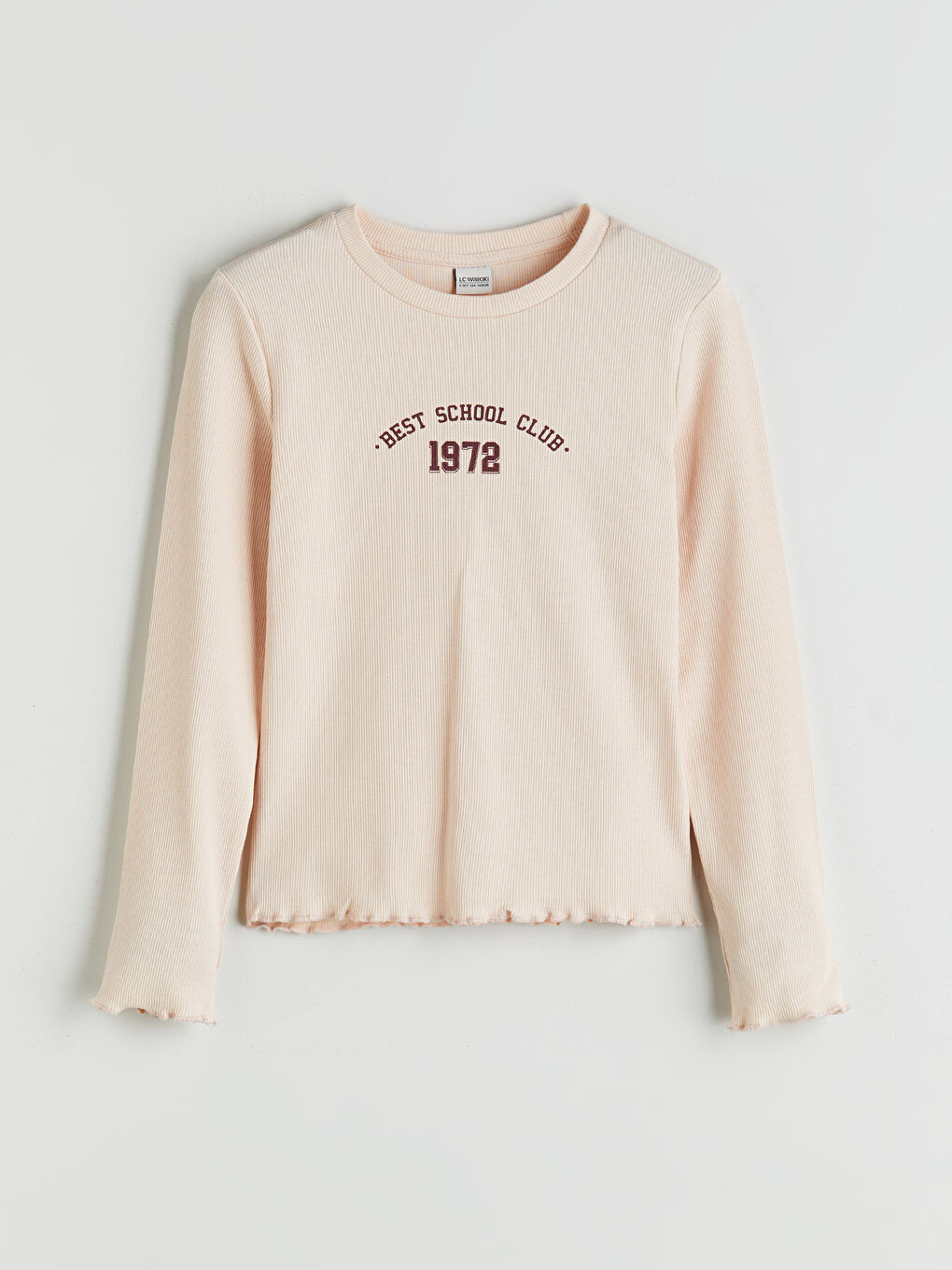 LCW Kids Crew Neck Girls' T-Shirt -W54907Z4-VXU