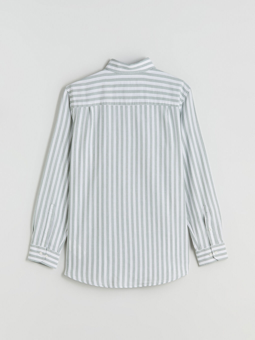 SOUTHBLUE Regular Fit Long Sleeve Striped Poplin Men's Shirt -W54910Z8-LFN