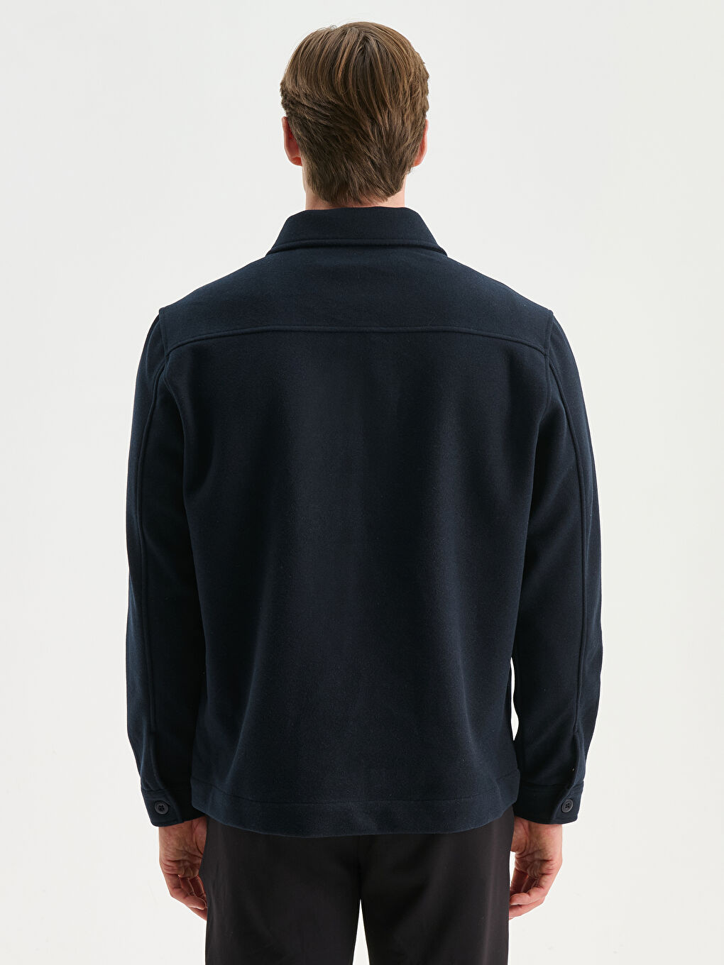 Relaxed Fit Long Sleeve Cachet Men's Shirt Jacket-3
