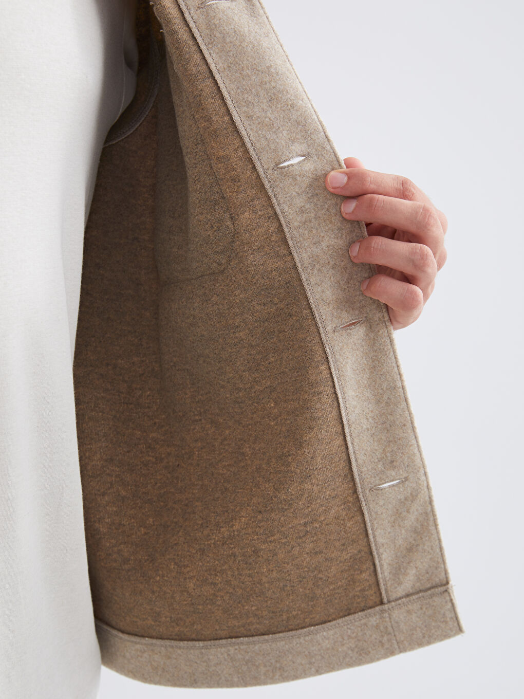 Relaxed Fit Long Sleeve Cachet Men's Shirt Jacket-3