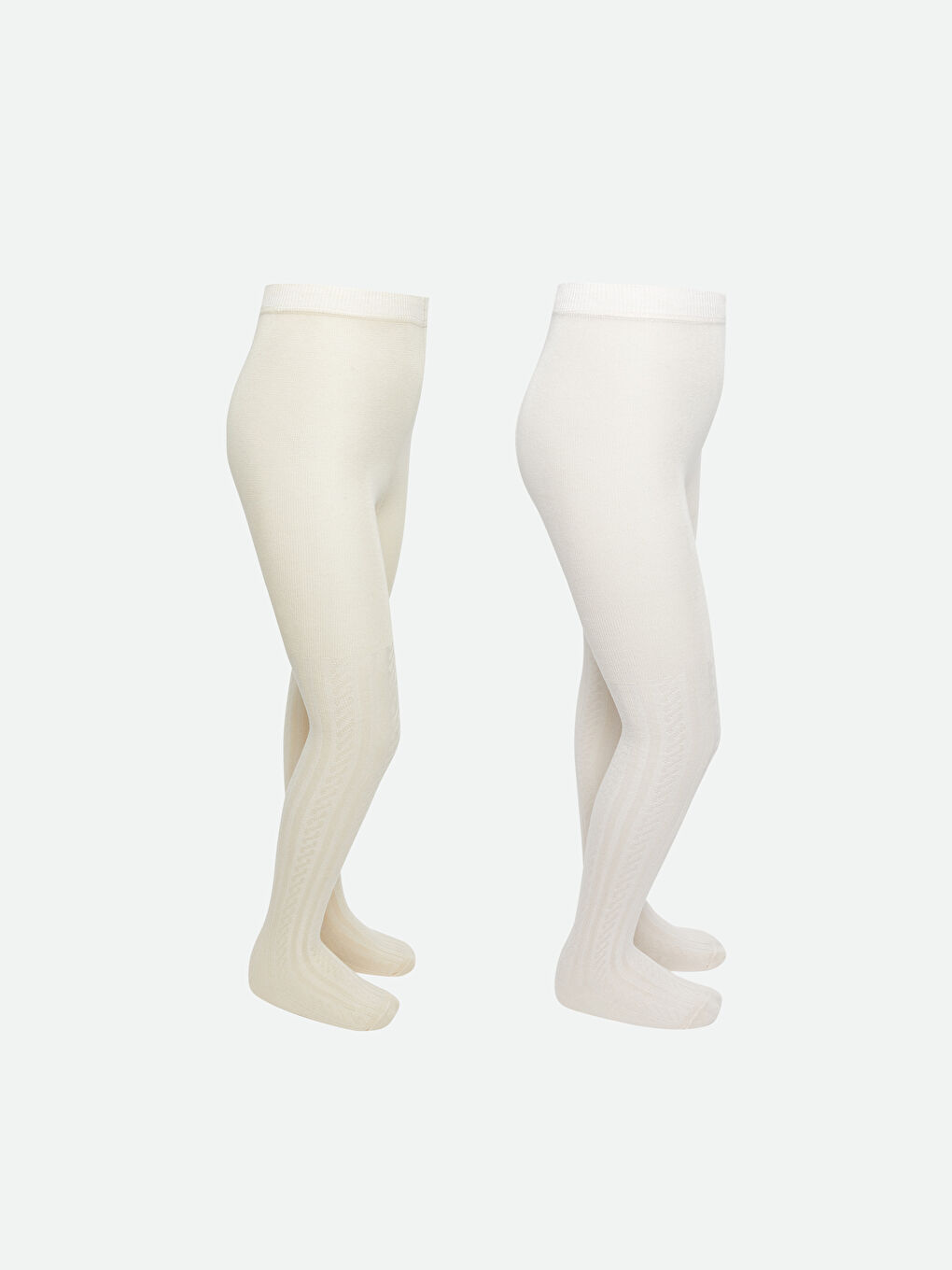 LCW Kids Patterned Girls' Tights 2 Pack -W54929Z4-FS2