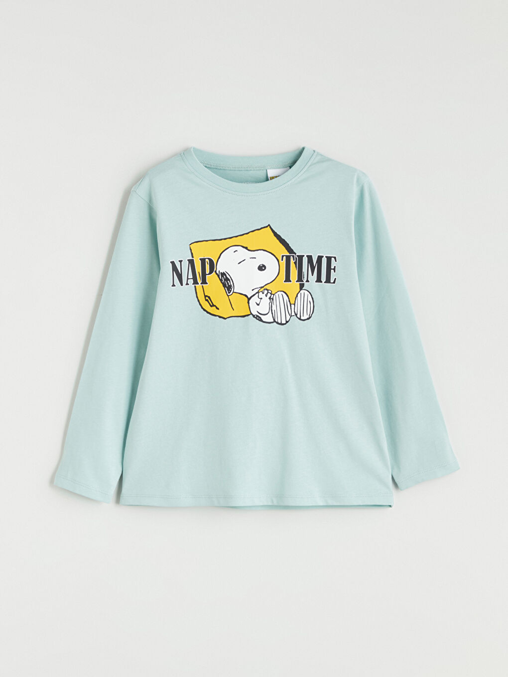 LCW Kids Crew Neck Snoopy Printed Boys' Pyjama Set -W54931Z1-FFV