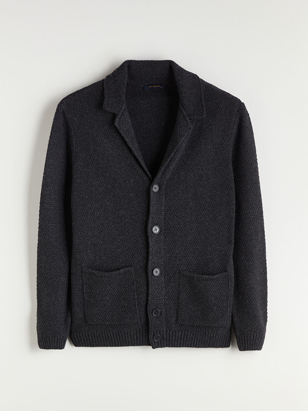 SOUTHBLUE Standard Fit Jacket Neck Men's Knitwear Cardigan -W54936Z8-CWN