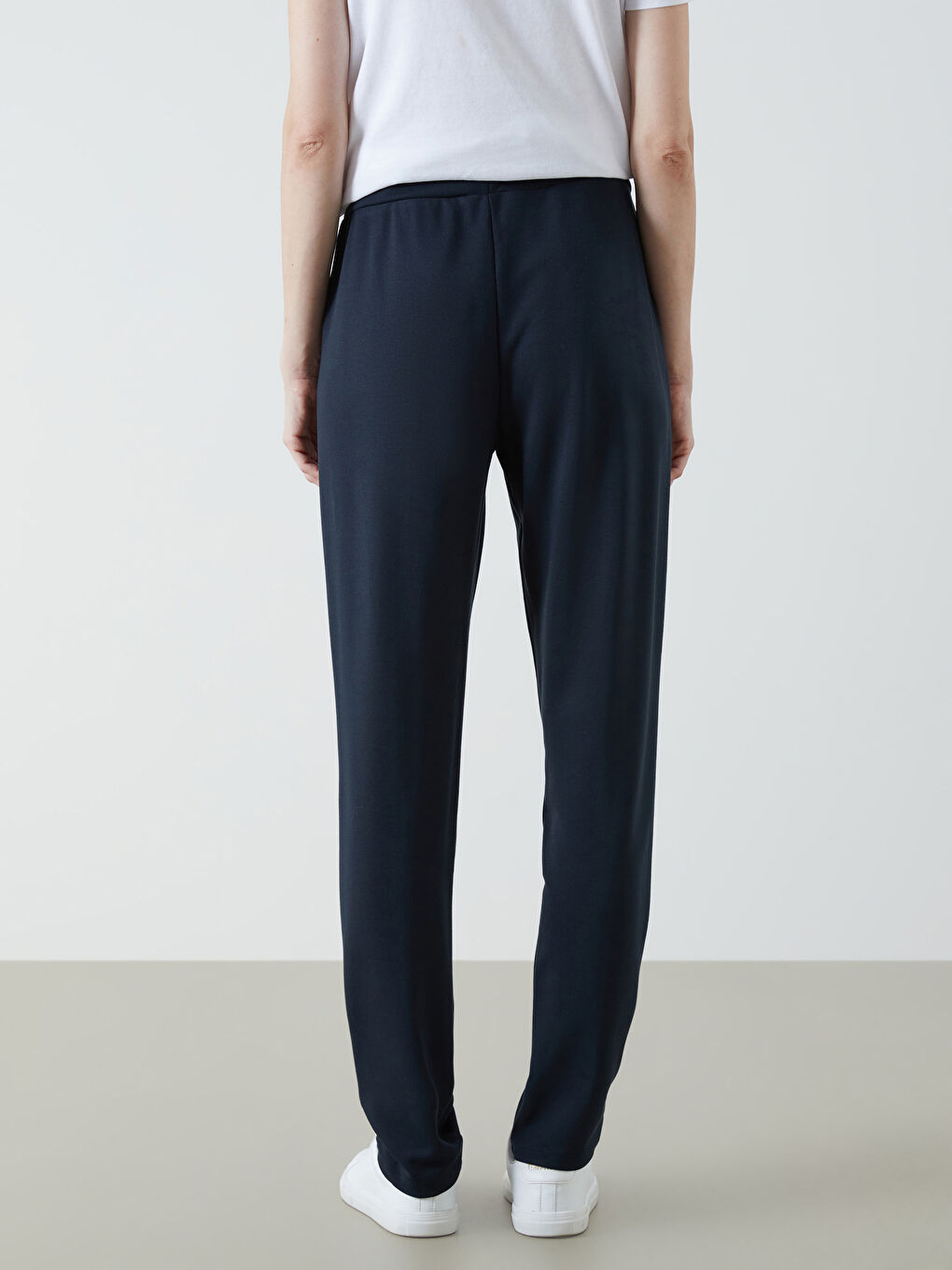 LCW Grace Elastic Waist Carrot Fit Women's Trousers -W54940Z8-RQK