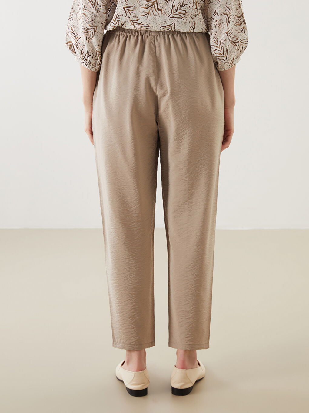 LCW Grace Elasticated Waist Women's Trousers -W54941Z8-QW6