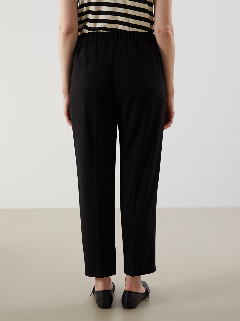 LCW Grace Elasticated Waist Women's Trousers -W54943Z8-CVL