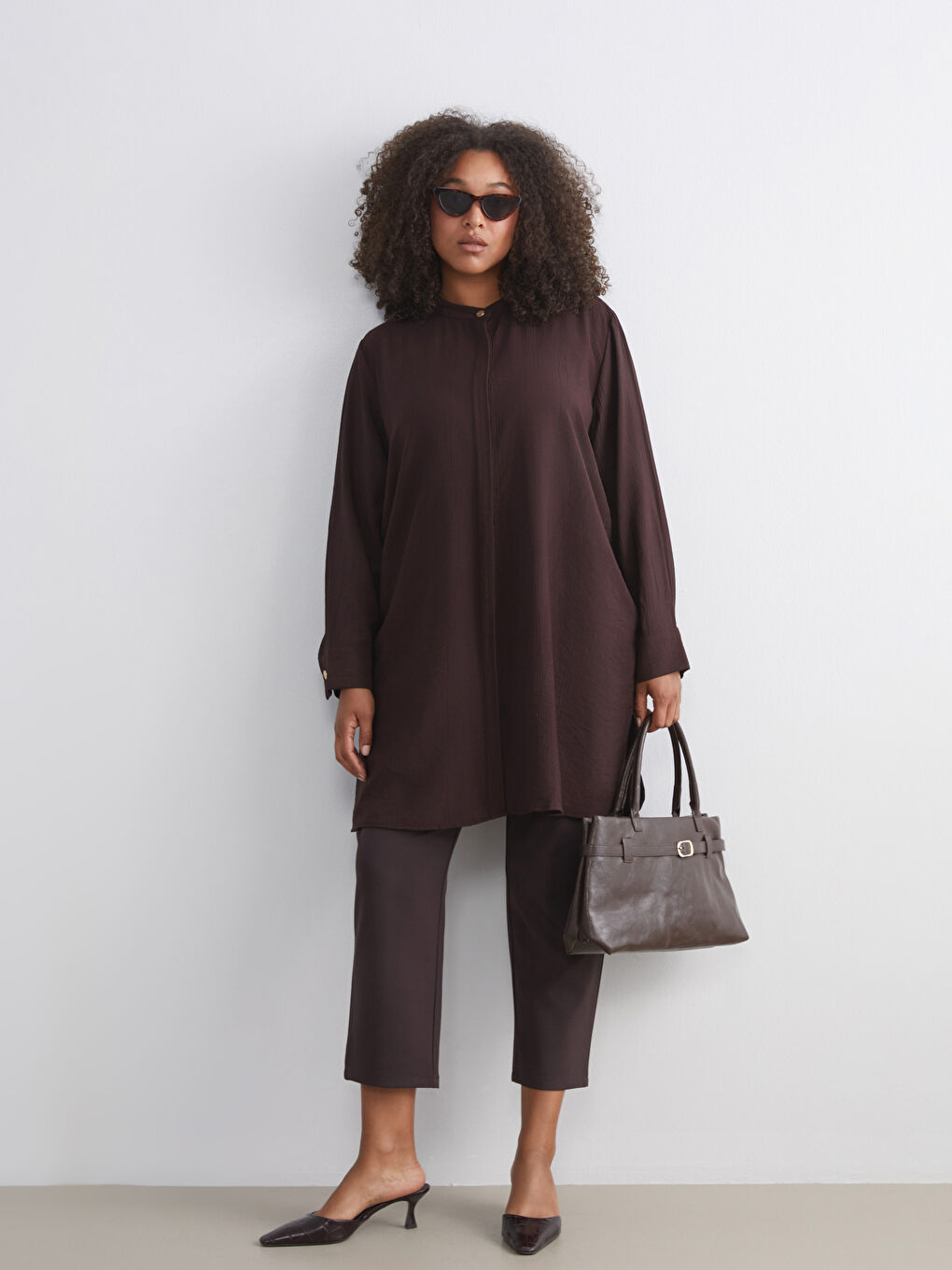 Elasticated Waist Women's Trousers-1