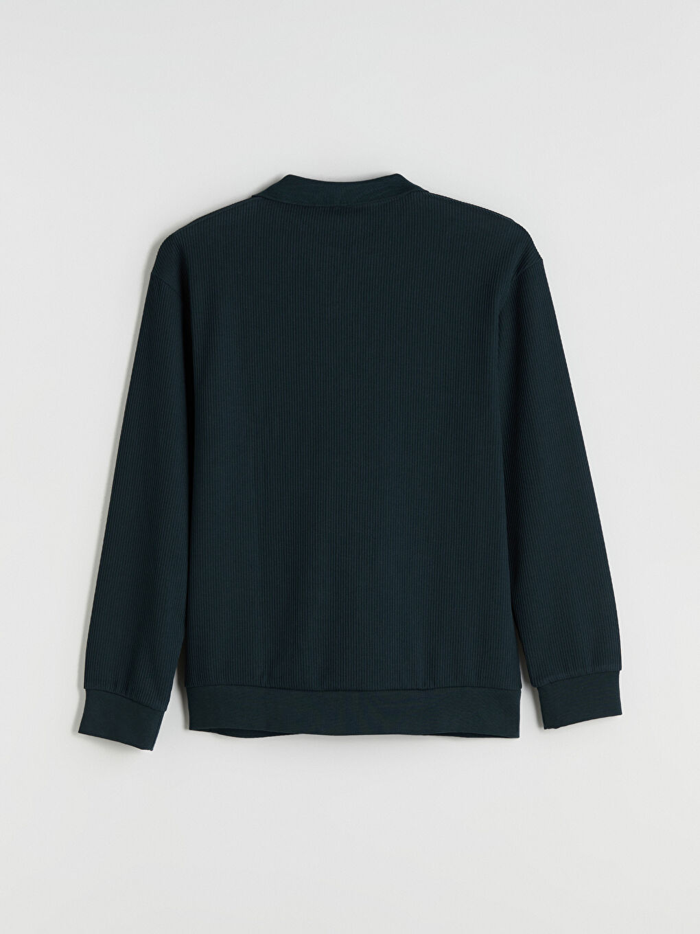 Petrol Polo Yaka Erkek Sweatshirt-5