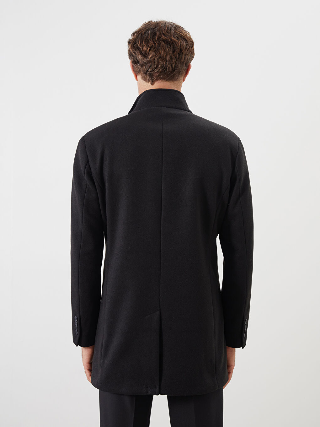 High Collar Men's Cachet Coat-4