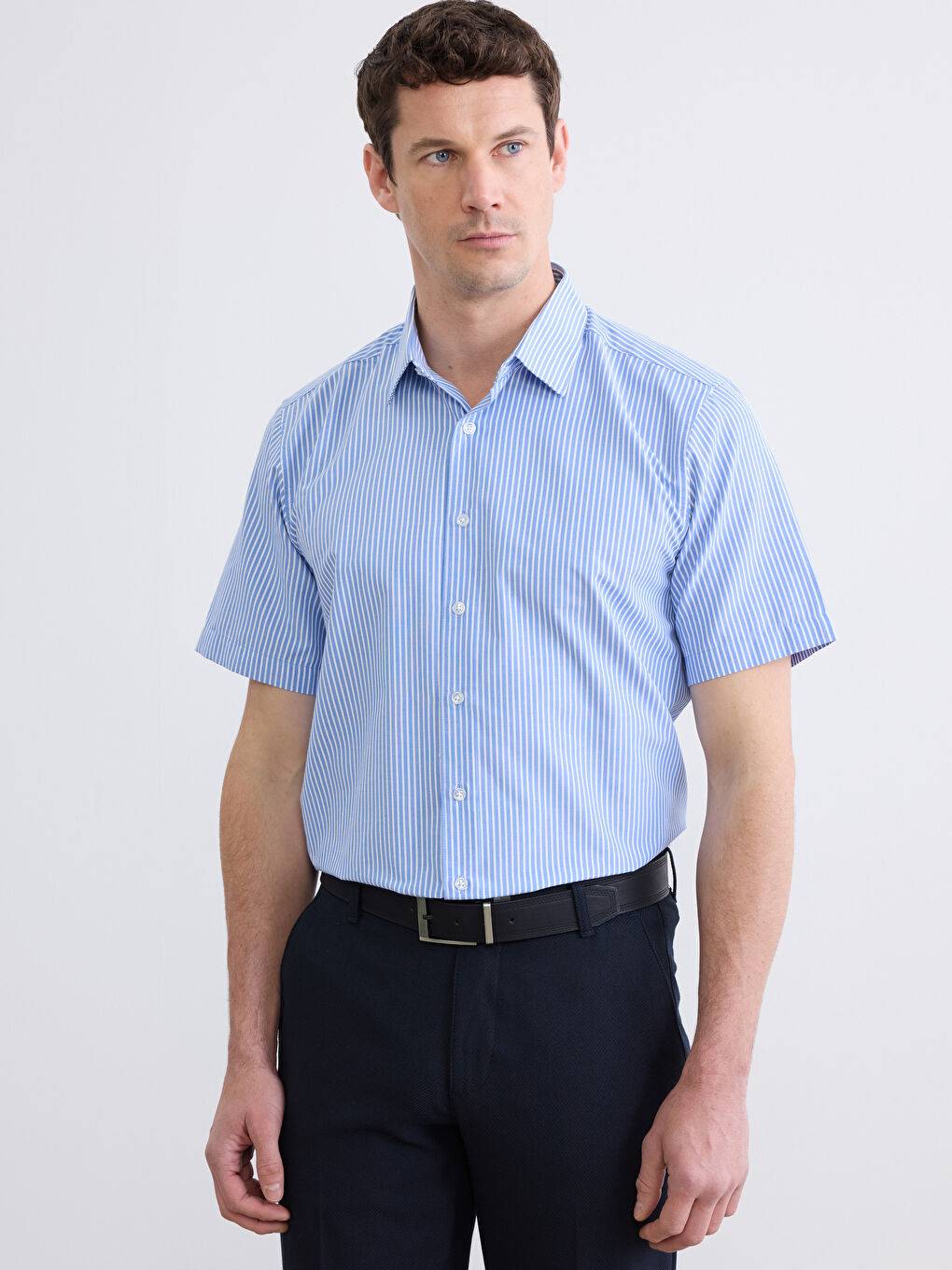 Faux Leather Men's Belt