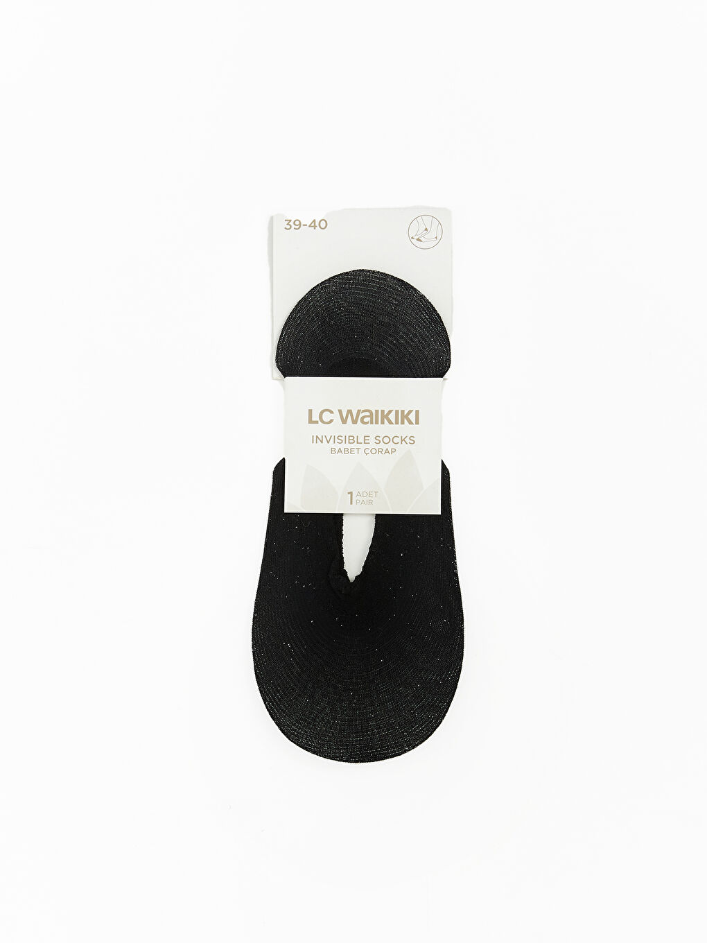 LCW DREAM Women's Plain Invisible Socks -W54981Z8-J0F