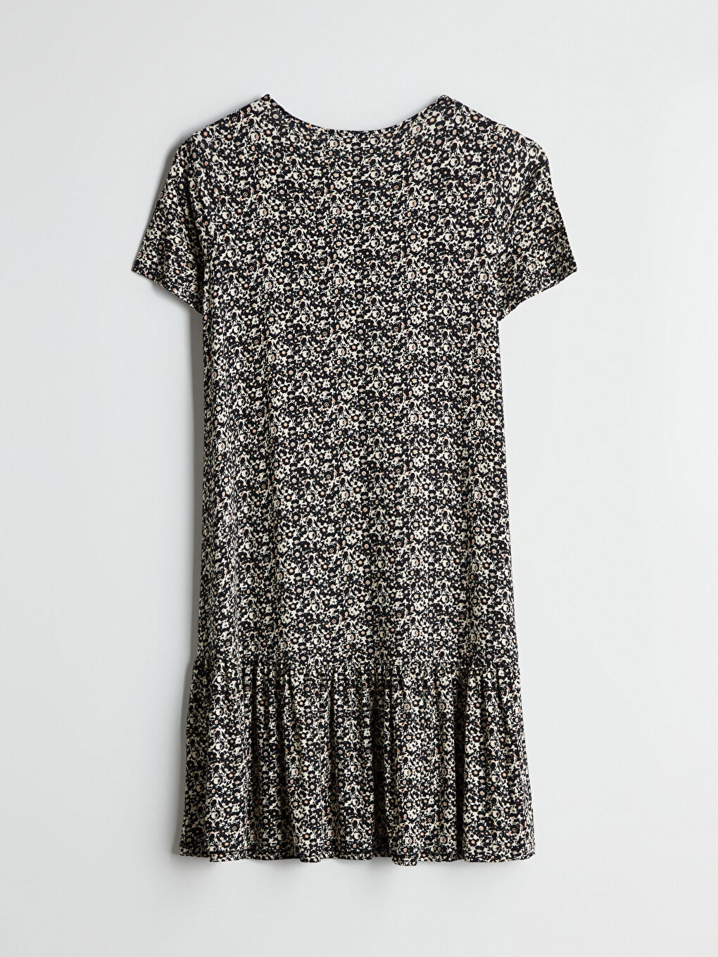 LCW Grace Crew Neck Floral A-Line Dress -W55004Z8-LQJ