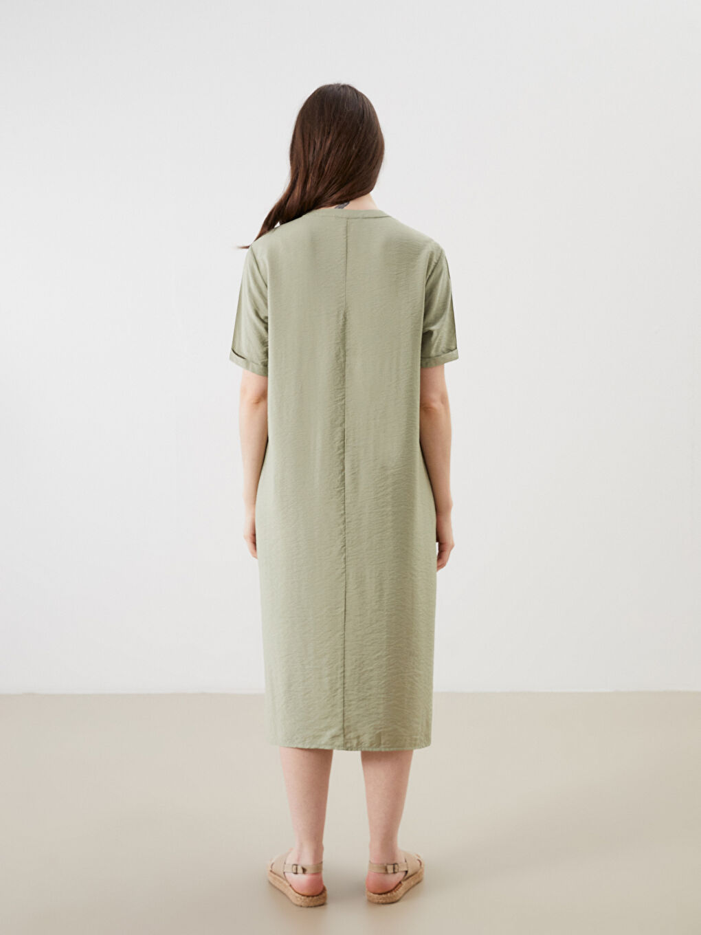 LCW Grace Woman GREEN Dress -W55010Z8-K0R