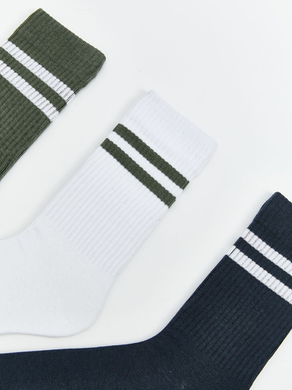 LCW ACCESSORIES Striped Men's Ankle Socks 5 Pack -W55018Z8-K00