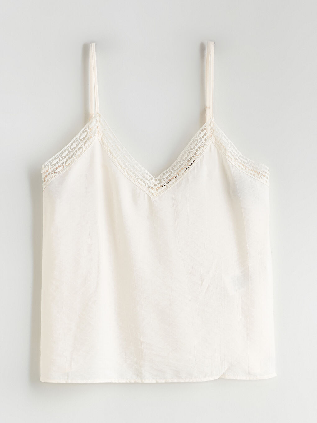 Yeşil V Yaka Askılı Kadın Şortlu Pijama Takımı-5