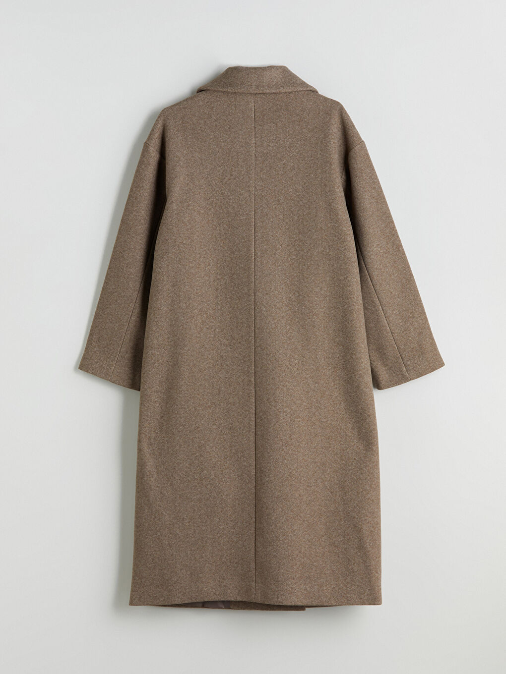 Manteau Cachet à Col Veste pour Femmes-7