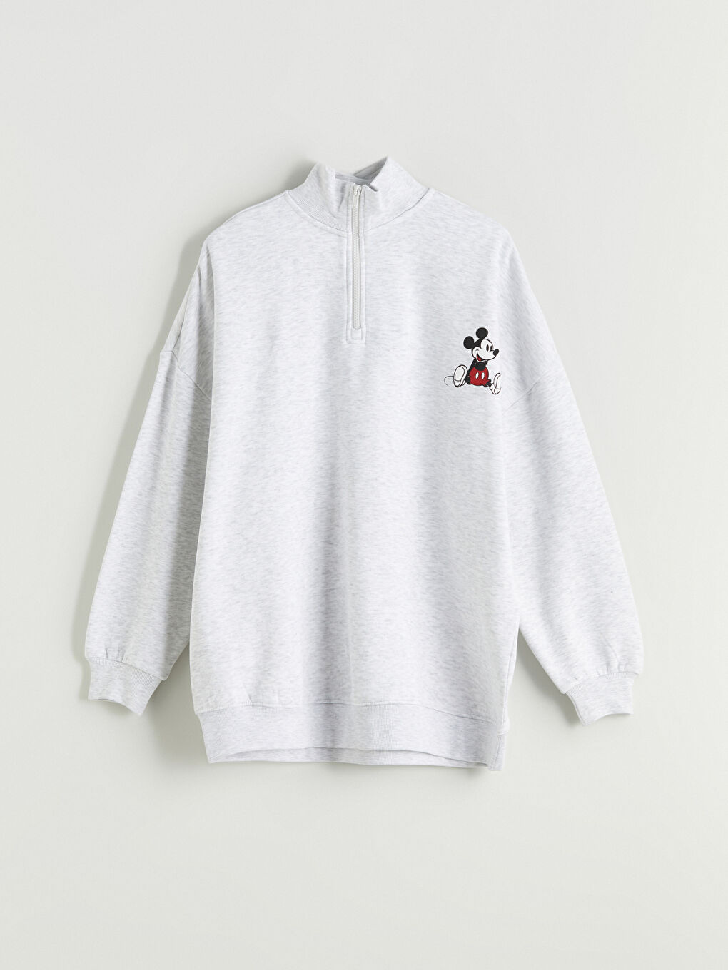 XSIDE Mickey Mouse Printed Oversize Women's Sweatshirt Tunic -W55048Z8-LAL