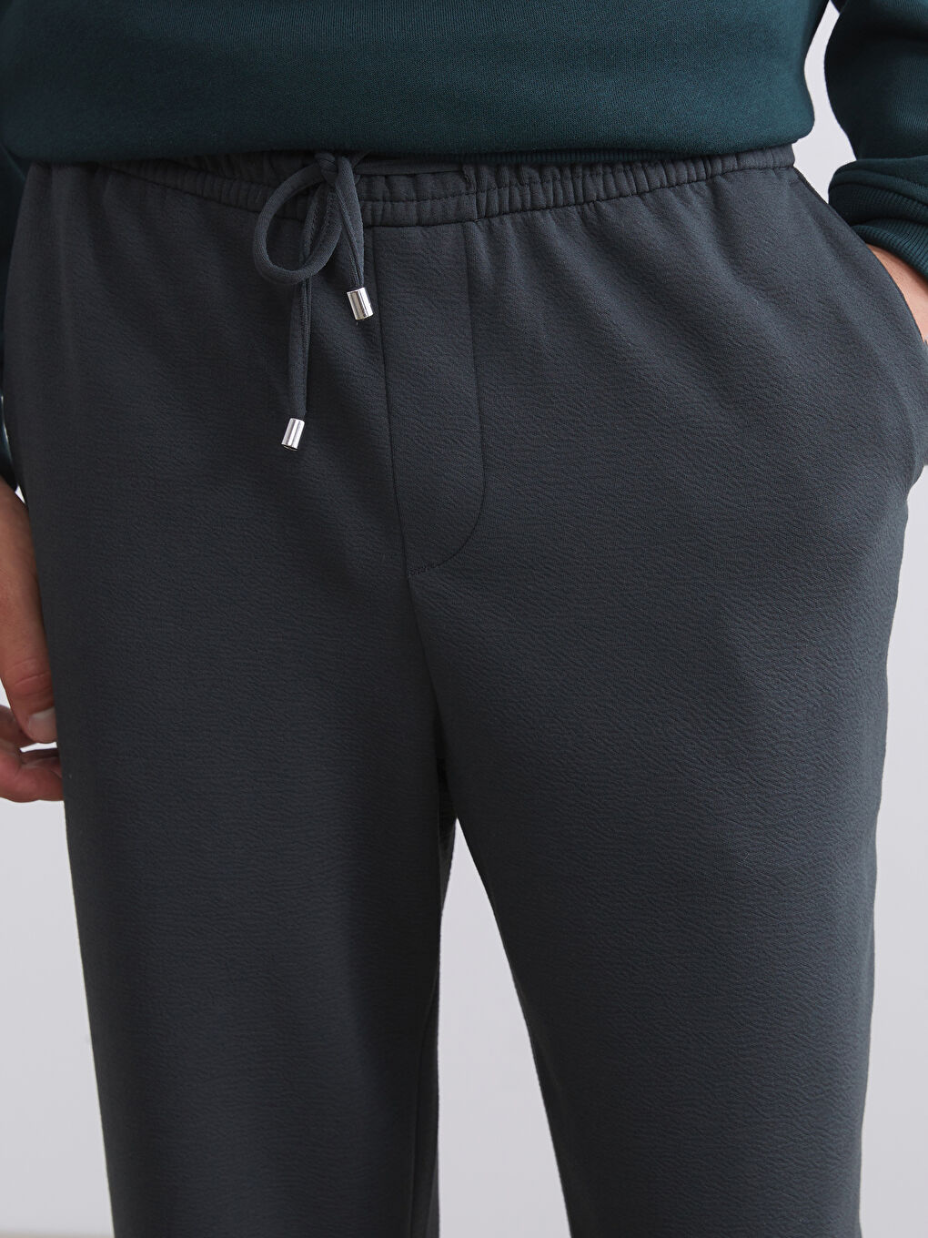 Yeşil Standart Kalıp Erkek Pantolon-2