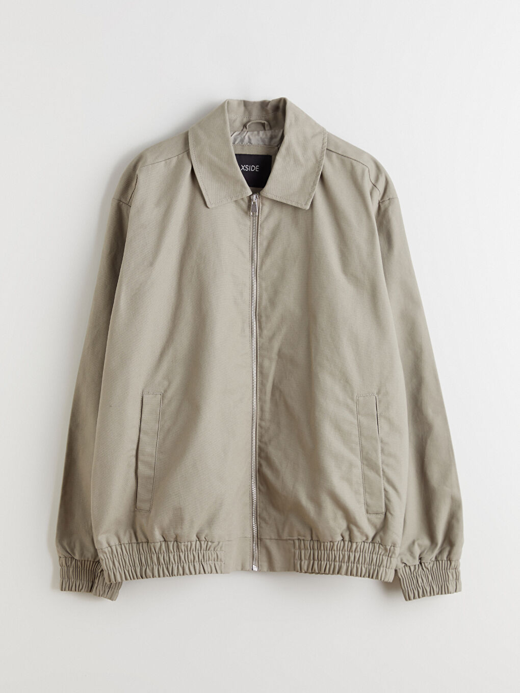 Haki Rahat Kalıp Gömlek Yaka Erkek Ceket-5