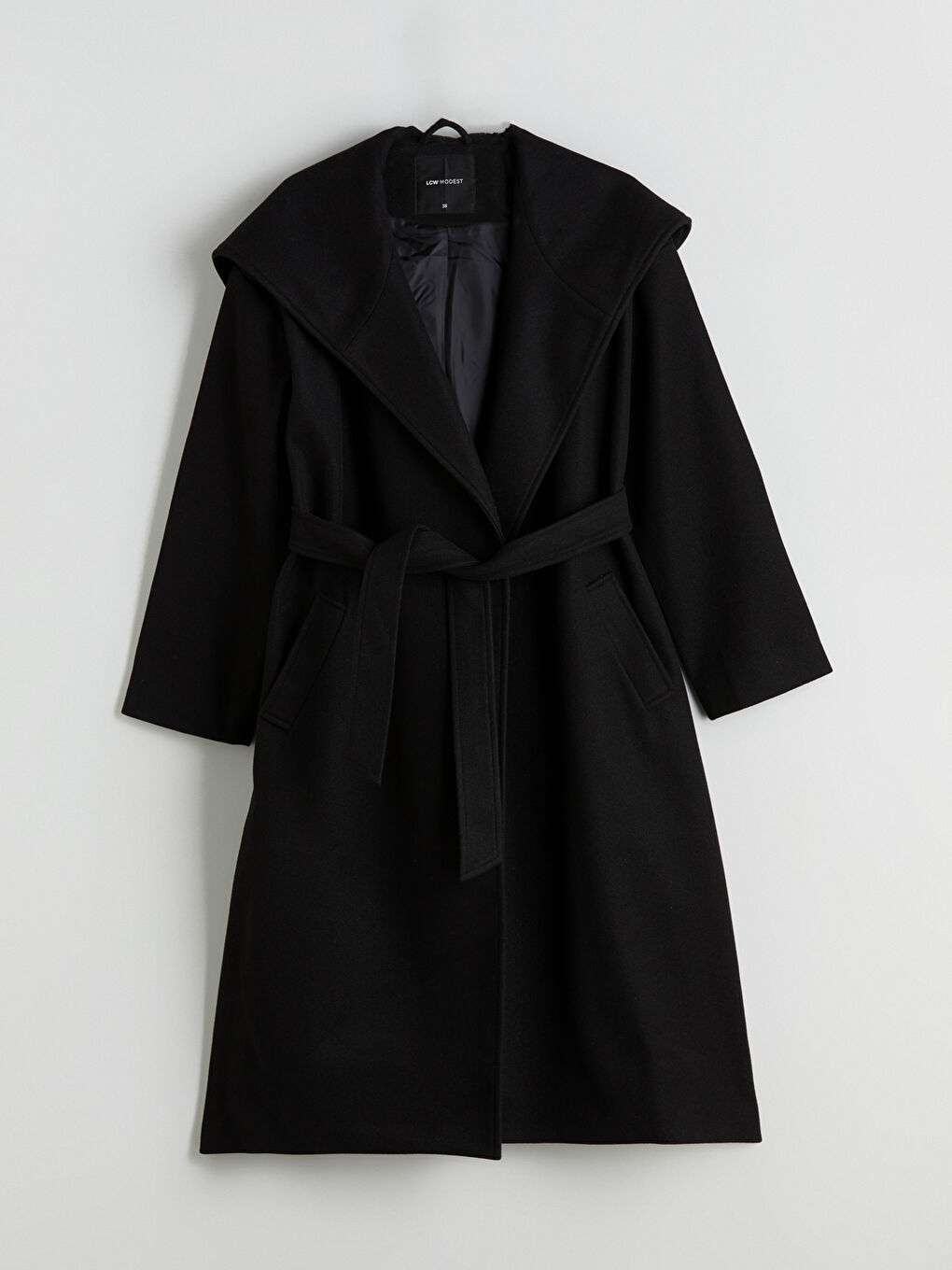 پۆشاکی سەرەوەی پشمی تێکەڵاو ڕه‌ش ژن-5