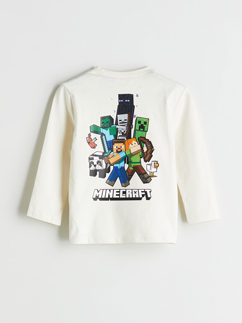 LCW Kids Crew Neck Minecraft Printed Boys' T-Shirt -W55076Z1-QVK