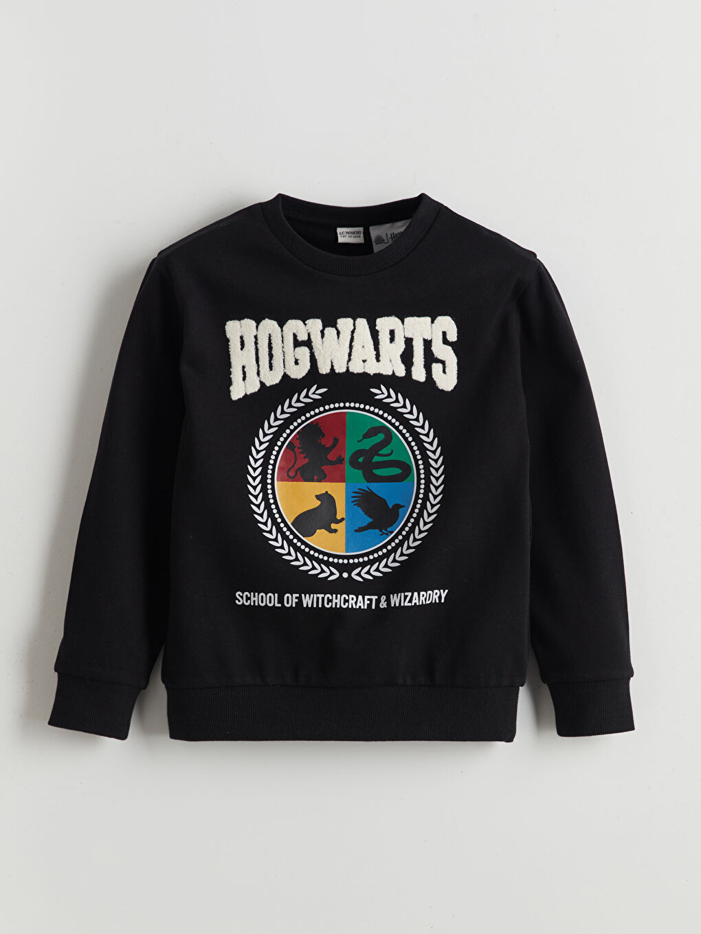 LCW Kids Boy BLACK Sweatshirt -W55100Z4-CVL