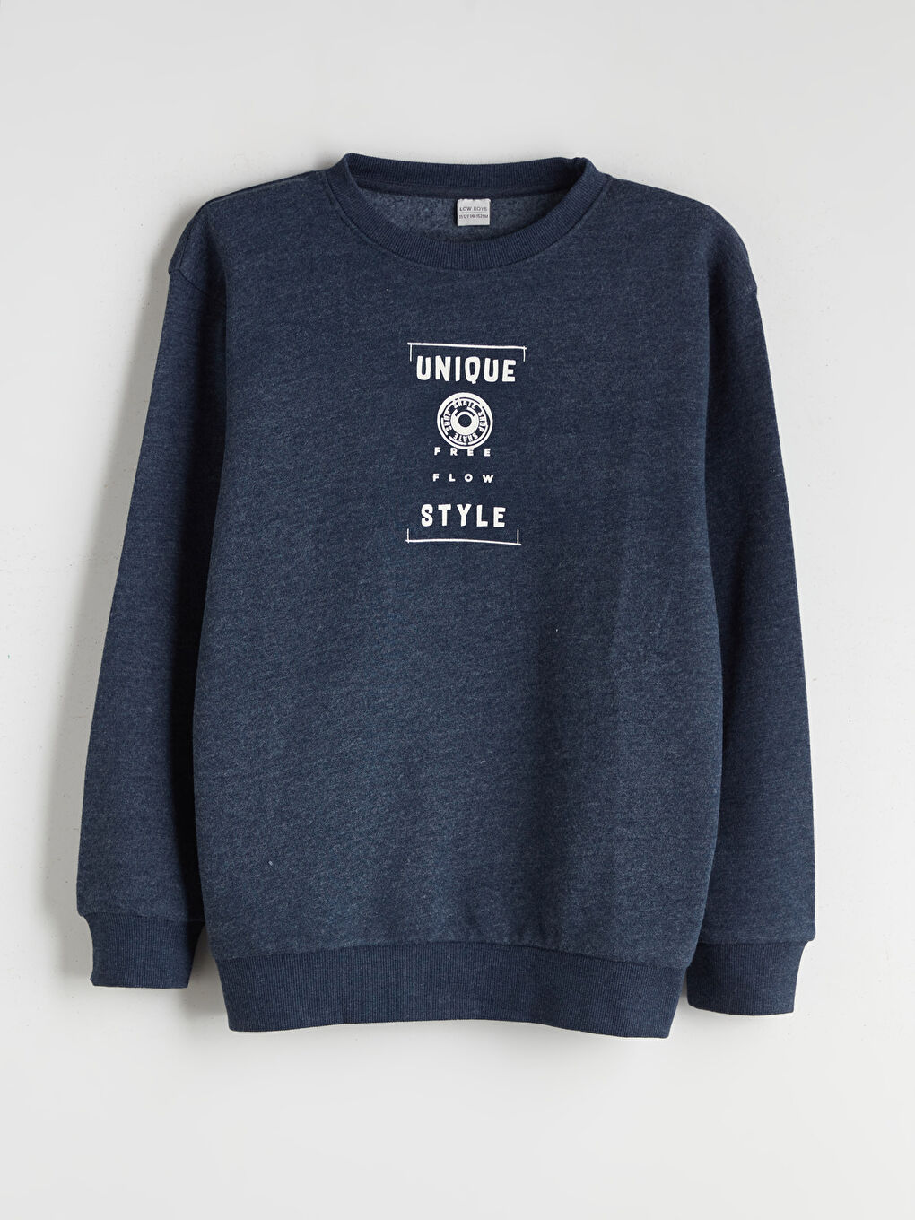 Принтиран Плътен Суитшърт за Момчета