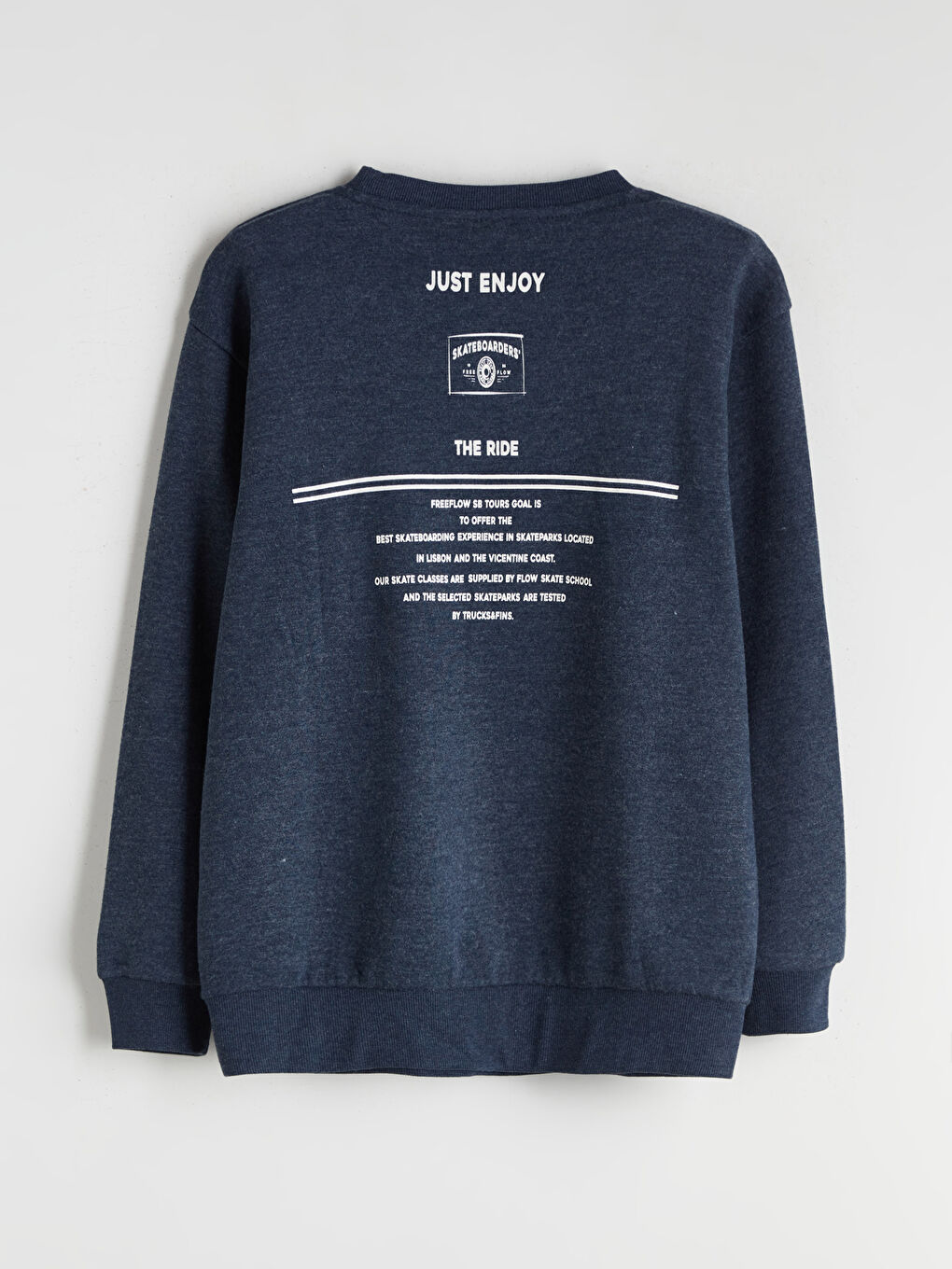 Принтиран Плътен Суитшърт за Момчета-2