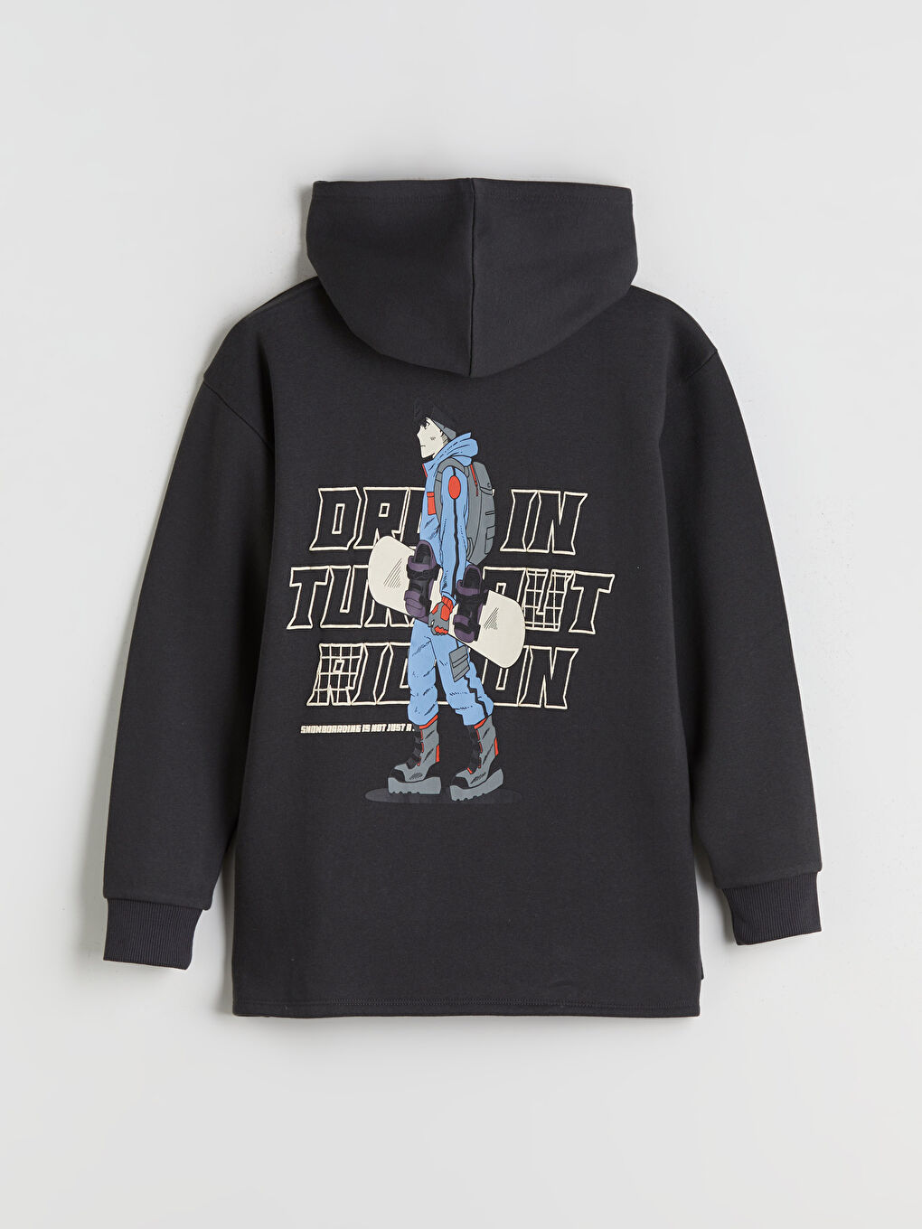 Hooded Boys' Thick Sweatshirt-2