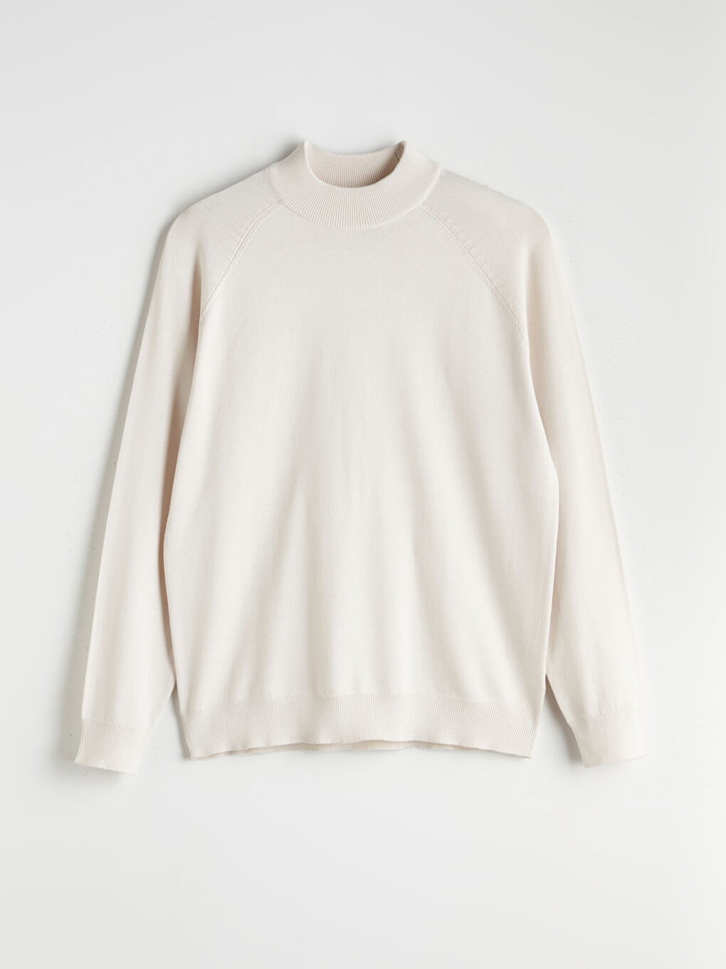 Half Turtleneck Long Sleeve Men's Knitwear Sweater-4