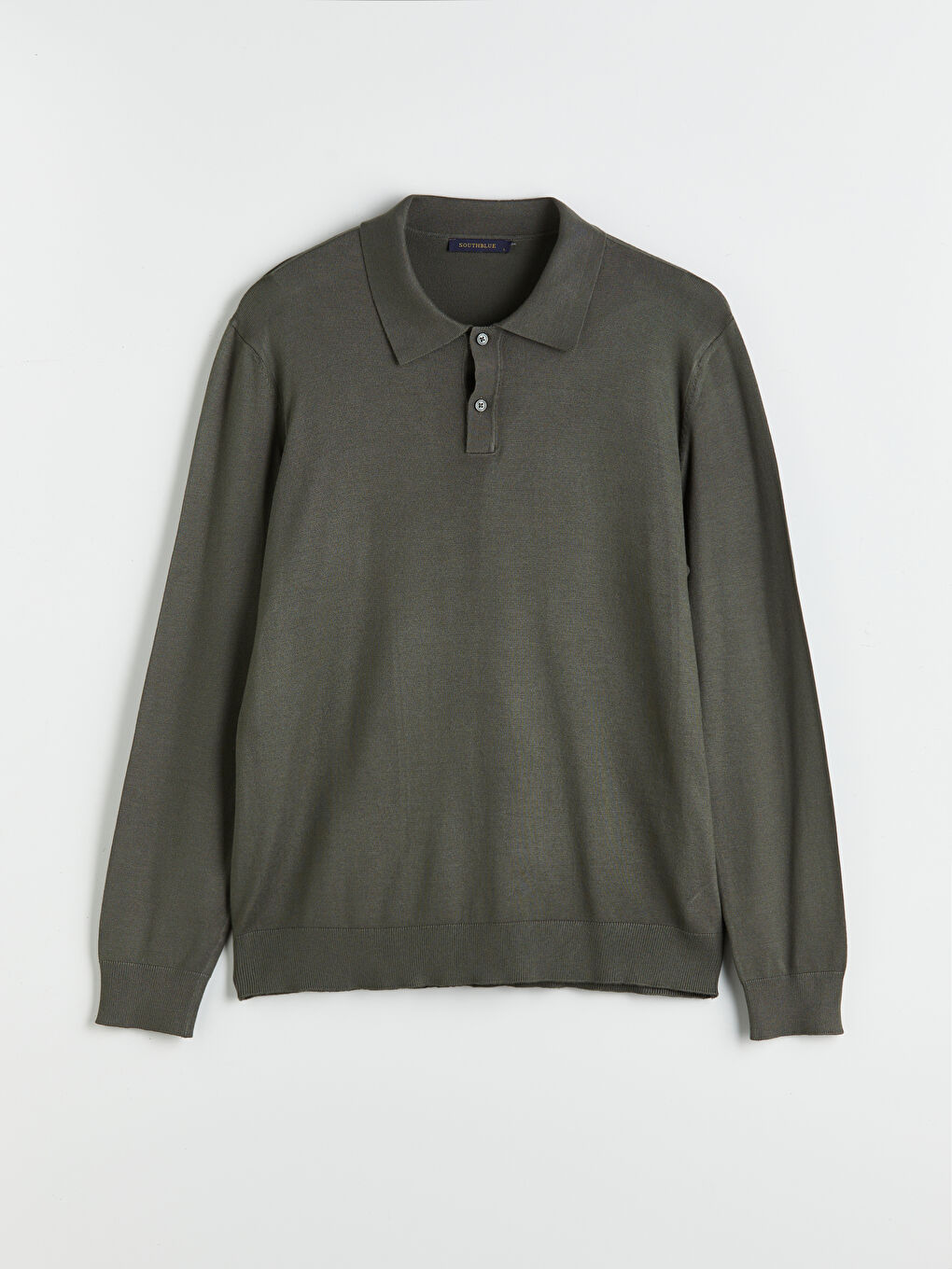 Polo Neck Men's Knitwear Sweater-4