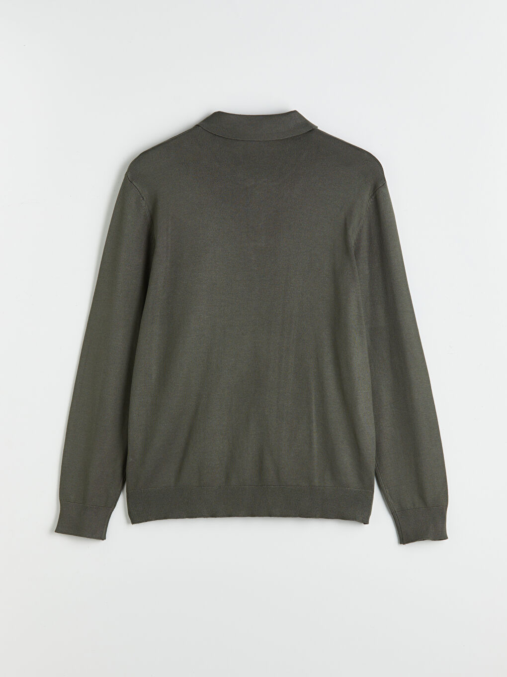 Polo Neck Men's Knitwear Sweater-5