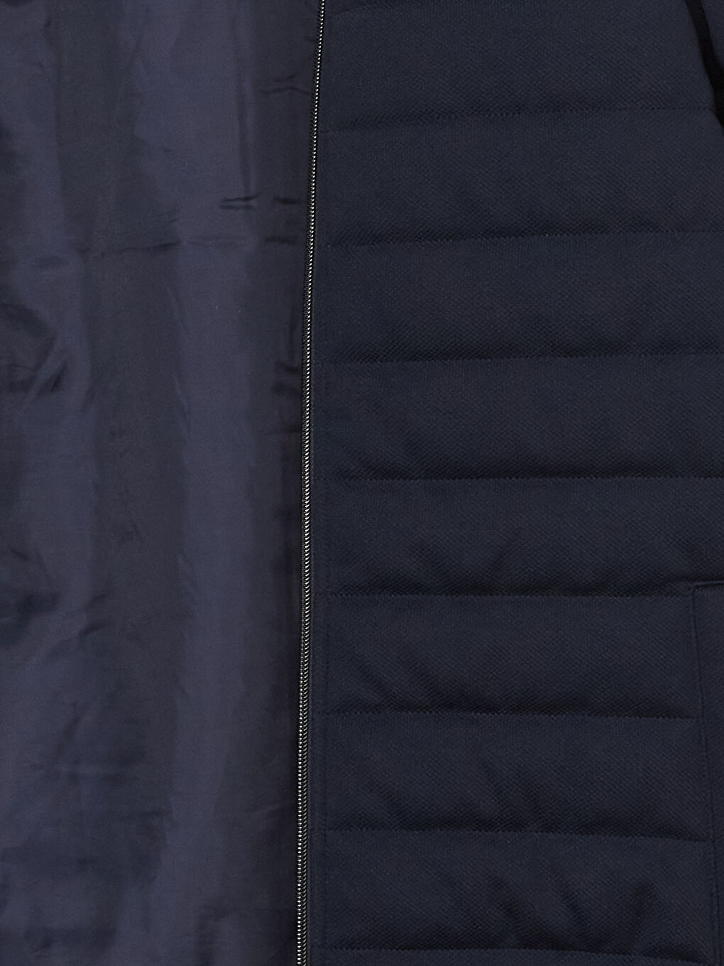 LCW Vision Funnel Neck Quilted Men's Zip-Up Sweatshirt -W55118Z8-RFH
